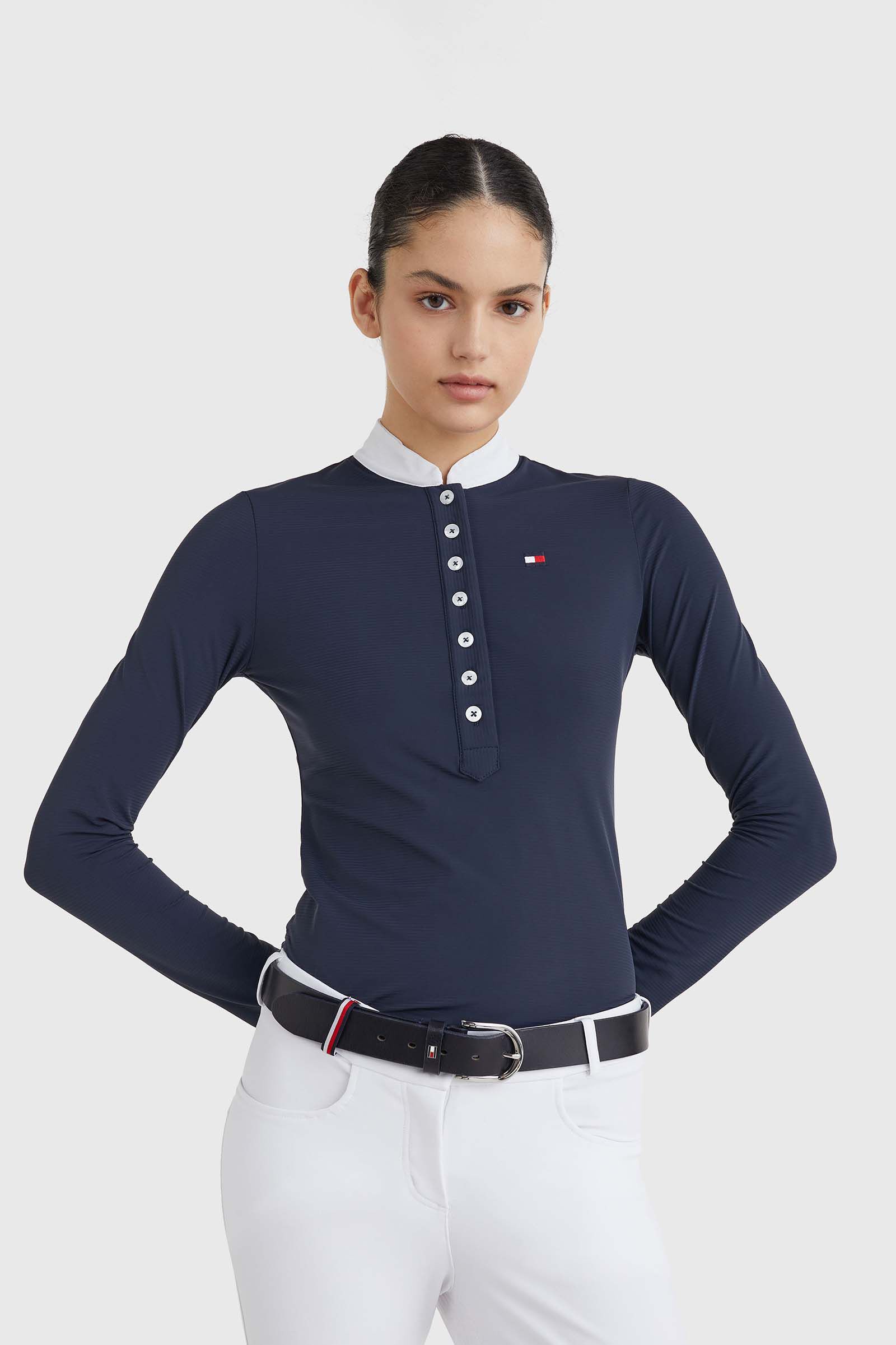 Koop Tommy Hilfiger Equestrian Longsleeve Wedstrijdshirt dames