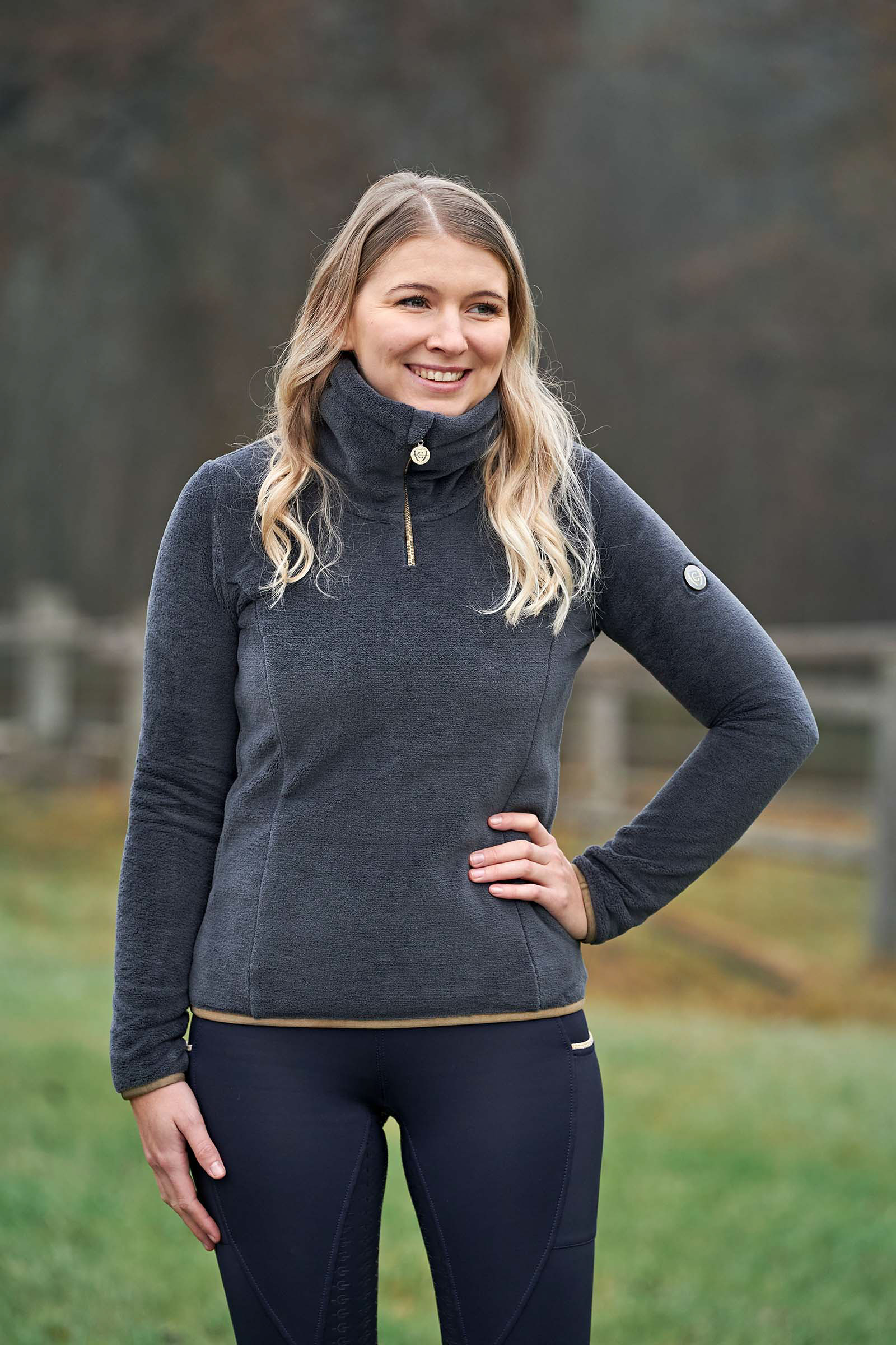 Menstruatie Bekend zwart Koop Covalliero teddy fleece sweater, dames | horze.nl