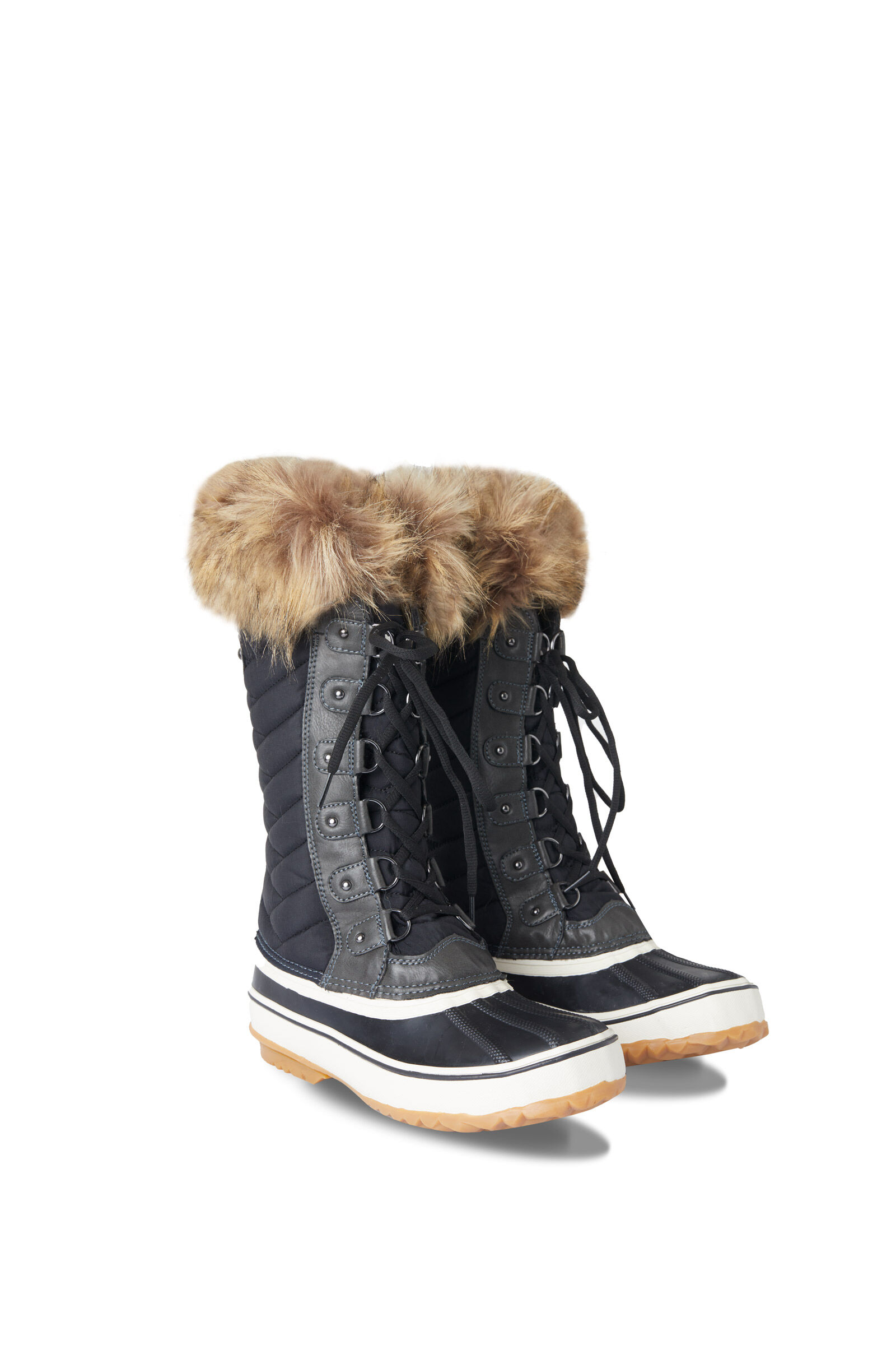 Dames winterlaarzen met bont shop