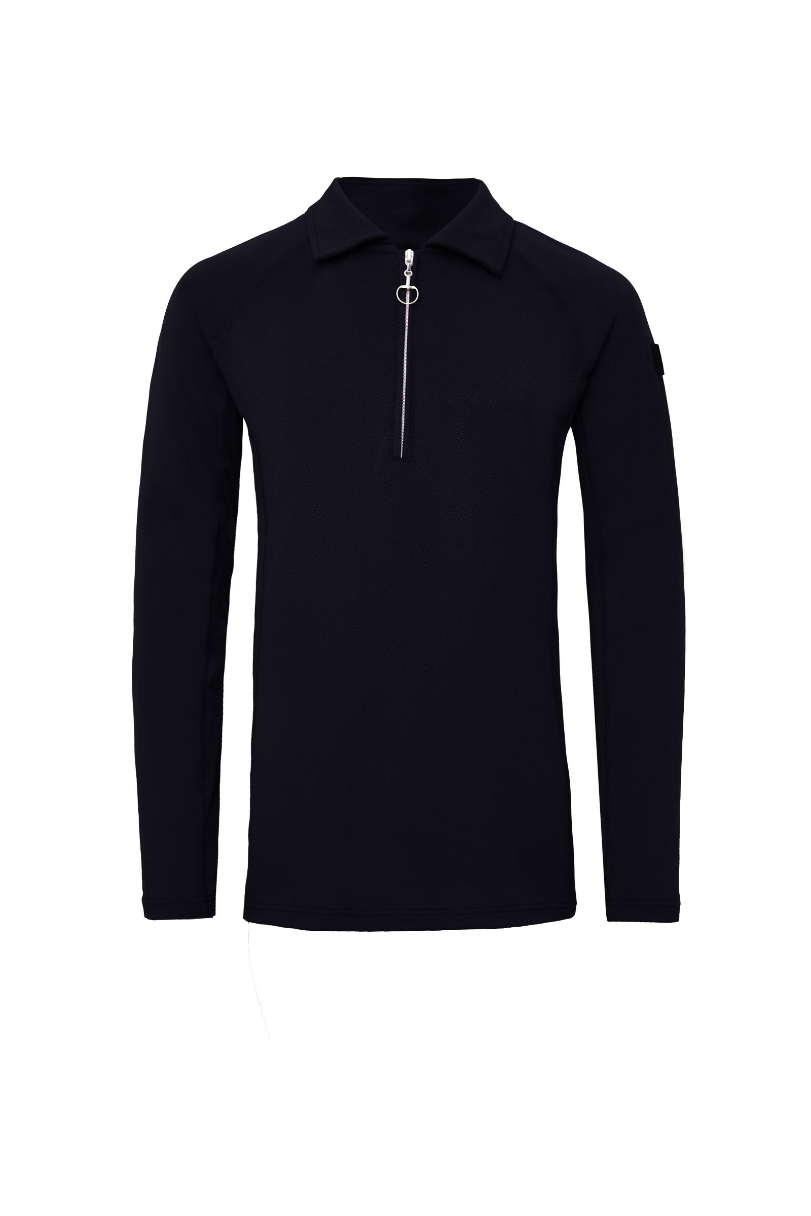 Witte dames polo lange mouw sales