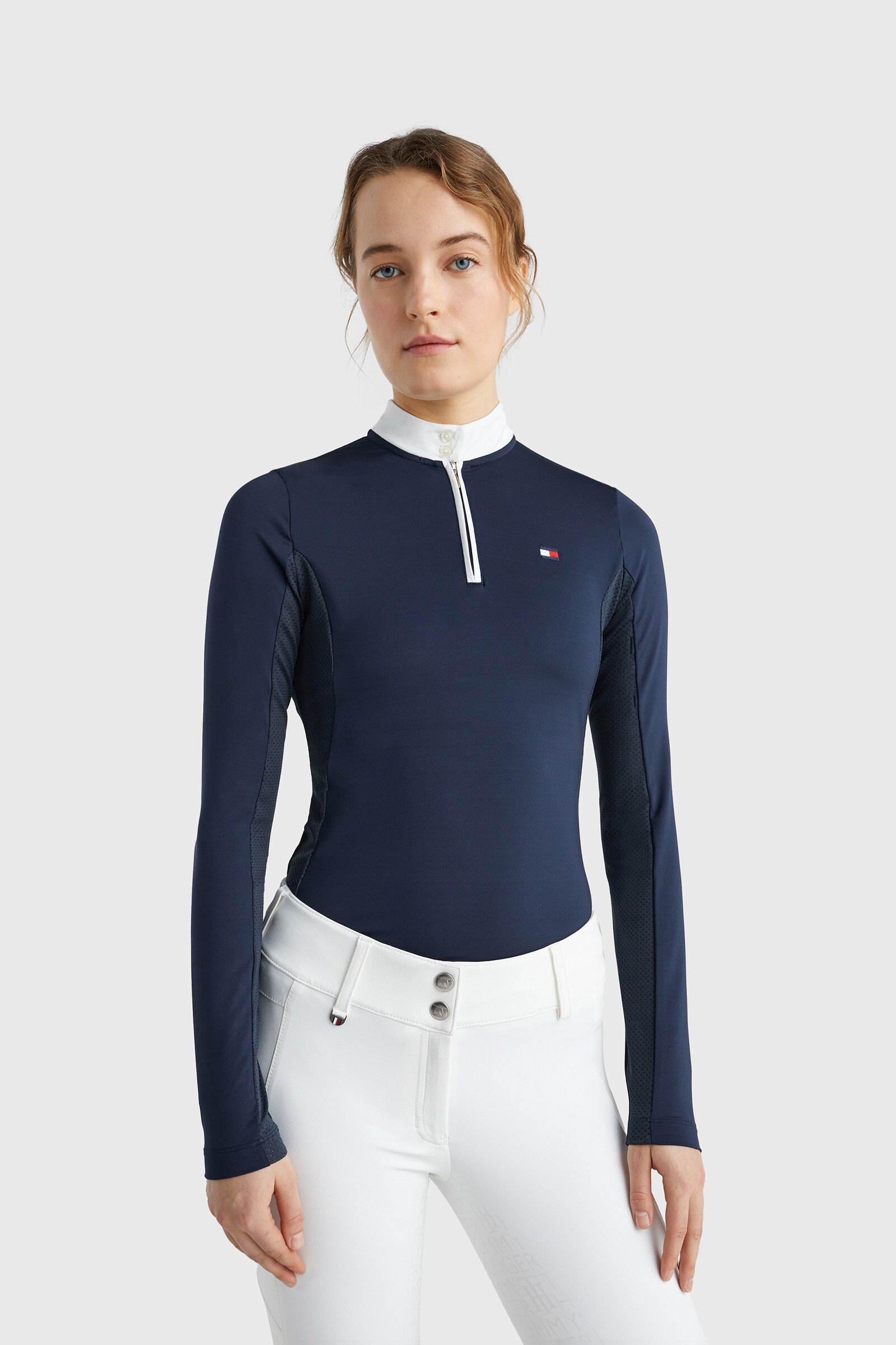 Tommy hilfiger shirt shop lange mouw dames