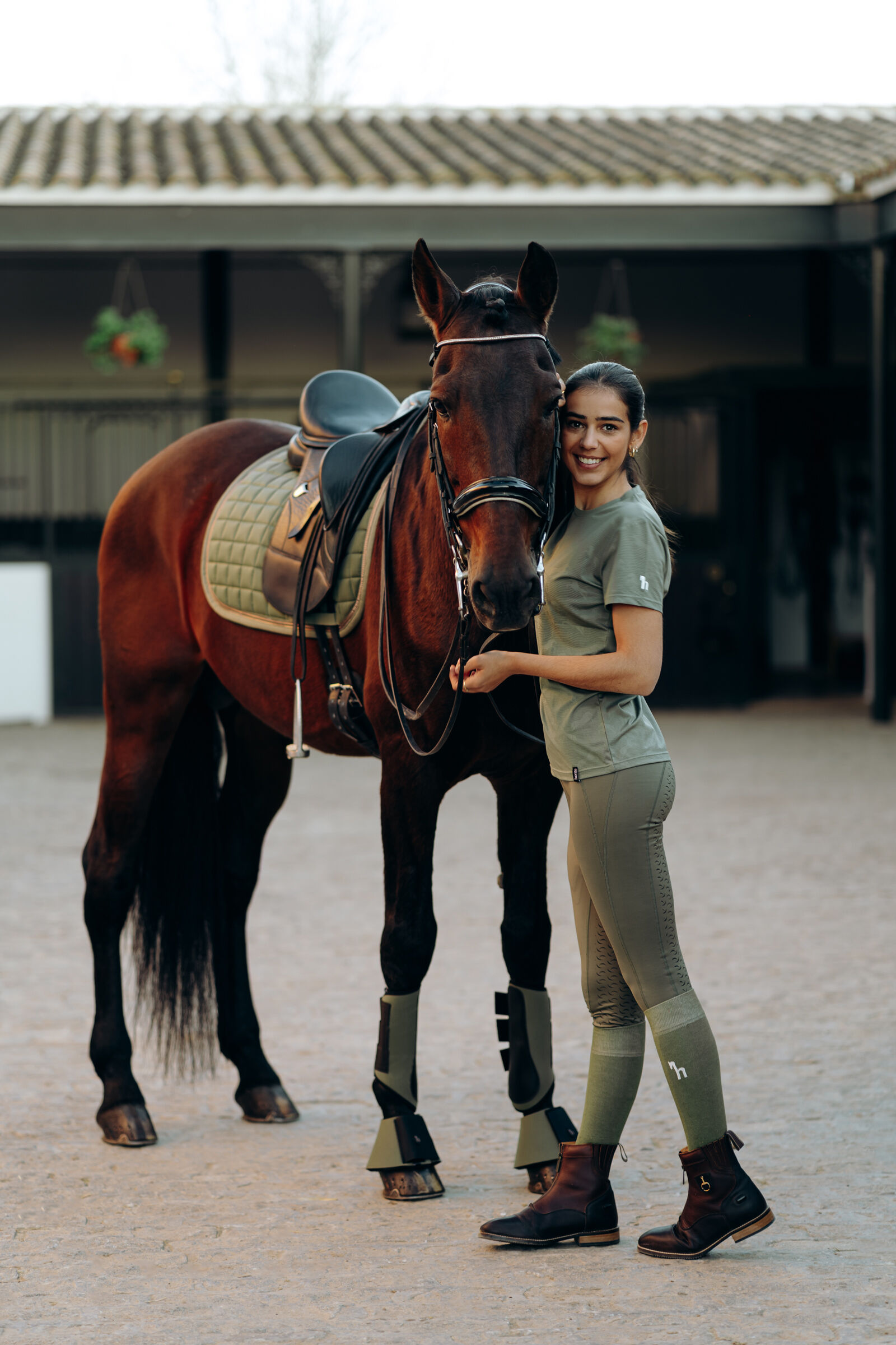 T shirt met paardenprint best sale