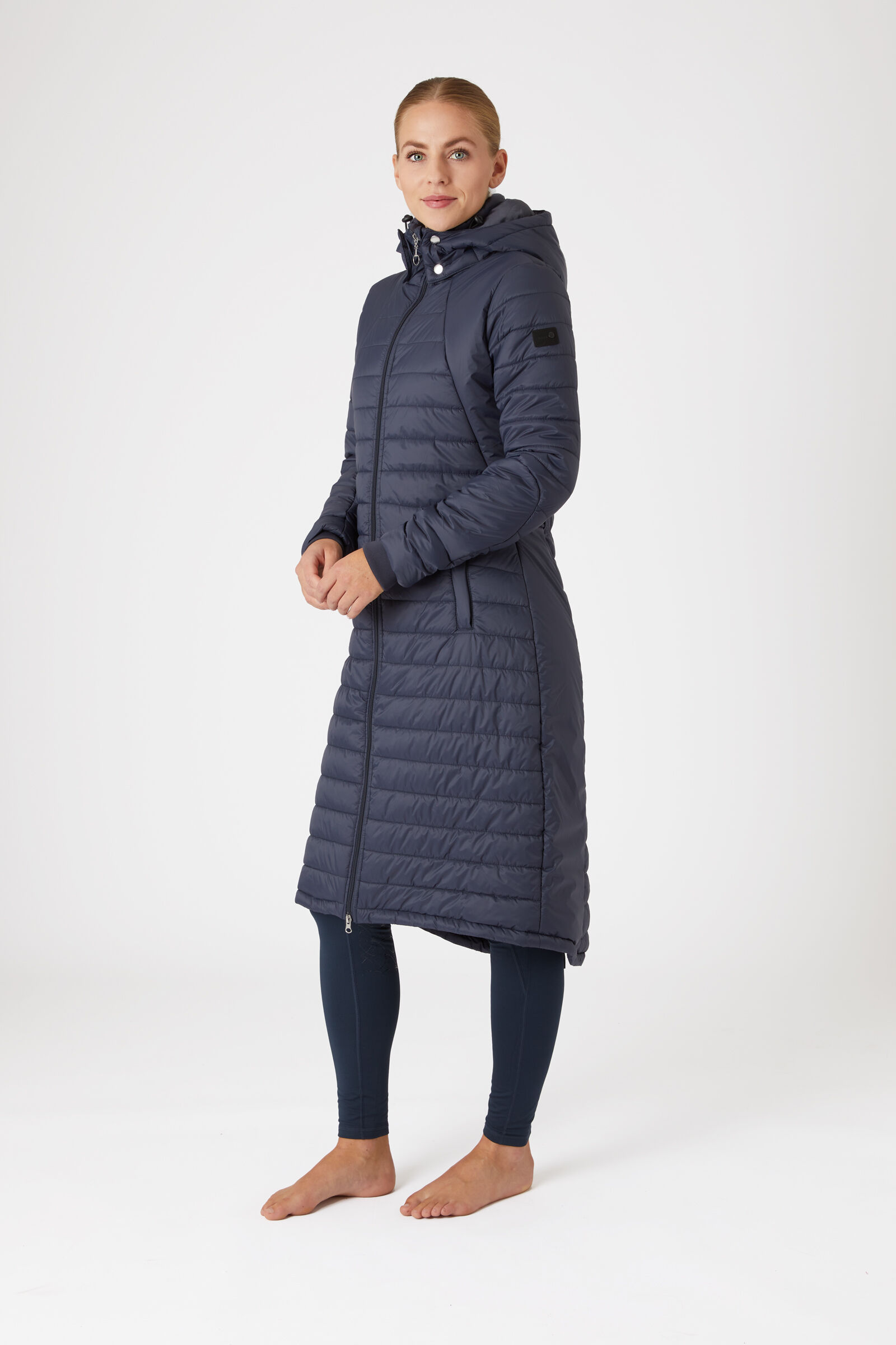 Lange donsjas dames sale